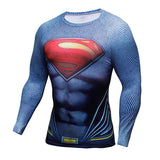 Superman Compression Long Sleeve T Shirt - DC Marvel World