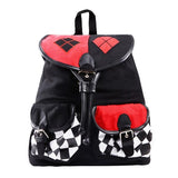 Harley Quinn Checkered Knapsack - DC Marvel World