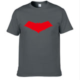 Red Hood Symbol Dark Grey T Shirt - DC Marvel World