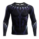 Black Panther Infinity War Long Sleeve Compression T shirt - DC Marvel World