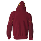 Flash Suit Zip Up Hoodie - DC Marvel World