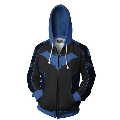 Nightwing Cosplay Hoodie - DC Marvel World