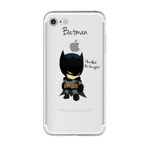 Batman I Love Black iPhone Case - DC Marvel World