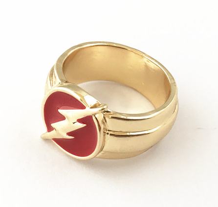 The Flash Symbol Ring - DC Marvel World