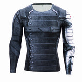 Winter Soldier Compression T Shirt - DC Marvel World