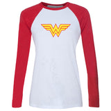 Wonder Woman Logo Women's Long Sleeve T Shirt - DC Marvel World