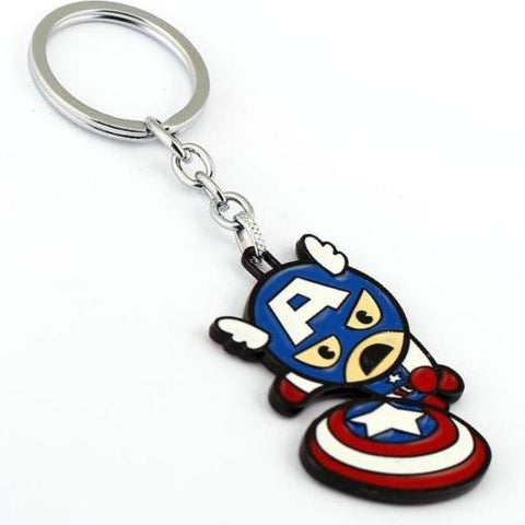 Captain America Mini Fight Keychain - DC Marvel World