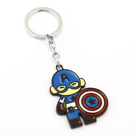 Mini Captain America Keychain - DC Marvel World