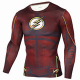 The Flash Compression Long Sleeve T Shirt - DC Marvel World