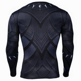 Black Panther Compression Long Sleeve T Shirt - DC Marvel World