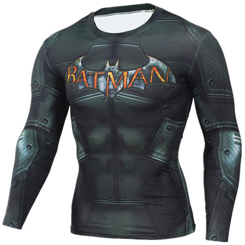 I am Batman Compression Long Sleeve T Shirt - DC Marvel World