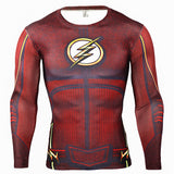 The Flash Compression Long Sleeve T Shirt - DC Marvel World