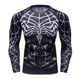 Venom Long Sleeve Compression T Shirt - DC Marvel World