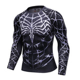 Venom Long Sleeve Compression T Shirt - DC Marvel World
