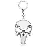 Punisher Skull Keychain - DC Marvel World