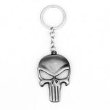 Punisher Skull Keychain - DC Marvel World