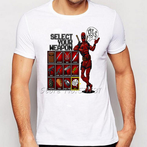 Deadpool Games T Shirt - DC Marvel World