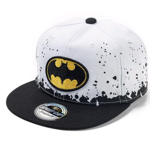 Batman 'Clean' White Snapback - DC Marvel World