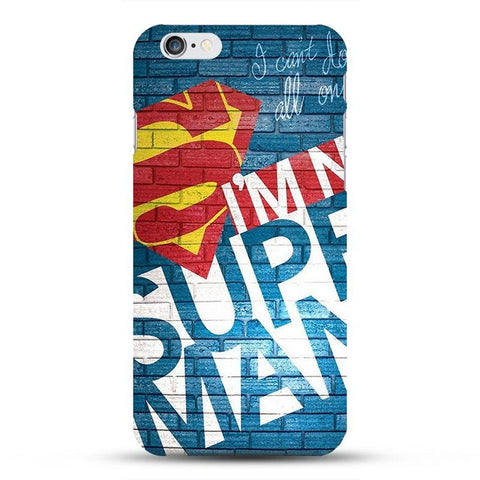 I'm No Superman iPhone Case - DC Marvel World