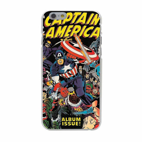 Captain America Comic iPhone Case - DC Marvel World