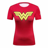 Wonder Woman Fitness Compression T Shirt - DC Marvel World