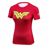 Wonder Woman Fitness Compression T Shirt - DC Marvel World