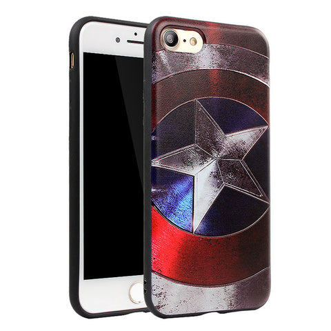 Captain America iPhone Shield Case - DC Marvel World