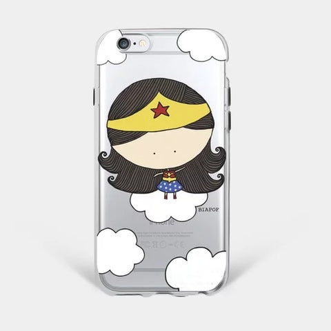 Cute Wonder Woman iPhone Case - DC Marvel World