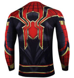Iron Spider Compression Long Sleeve T Shirt - DC Marvel World