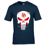 Daredevil vs Punisher T Shirt - DC Marvel World