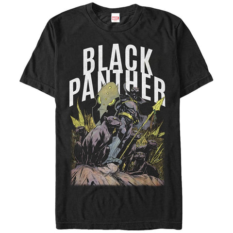 Black Panther Army Graphic T Shirt - DC Marvel World