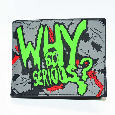 Joker Why So Serious Bi-Fold Wallet - DC Marvel World