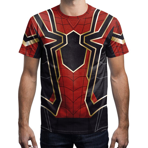 Iron Spider Spiderman T Shirt - DC Marvel World