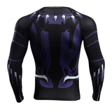 Black Panther Infinity War Long Sleeve Compression T shirt - DC Marvel World