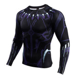 Black Panther Infinity War Long Sleeve Compression T shirt - DC Marvel World