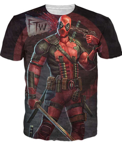 Deadpool FTW T Shirt - DC Marvel World