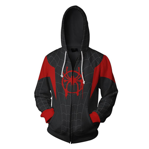 Miles Morales Spiderman Hoodie - DC Marvel World